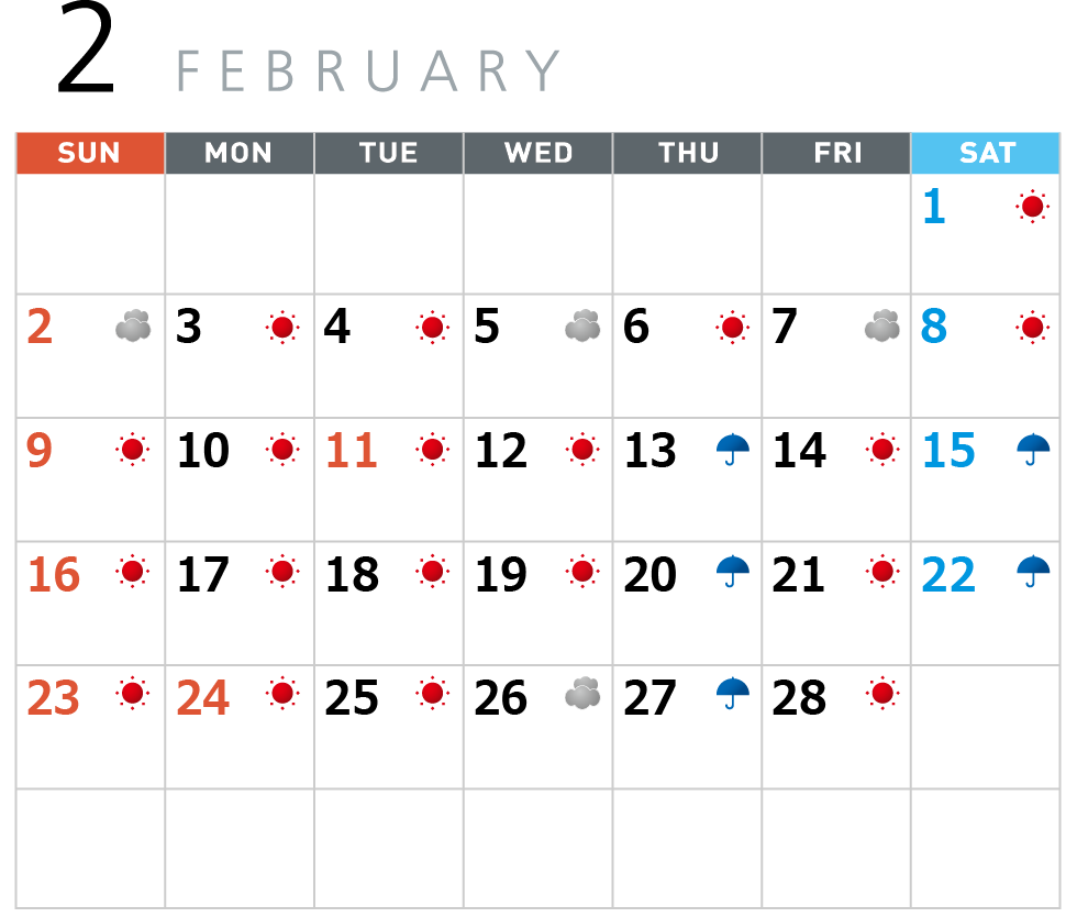 2月